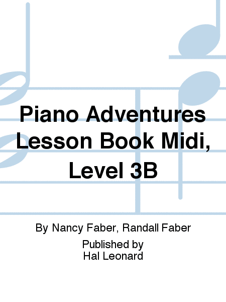 Piano Adventures Lesson Book Midi, Level 3B