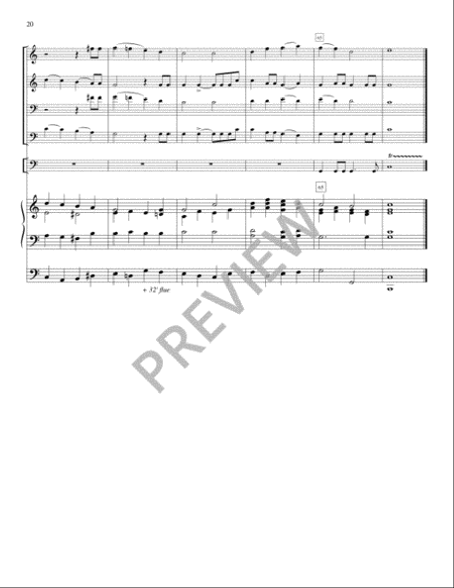 Festival Hymns for Organ, Brass and Timpani - Volume 8, General Trombone scores gallery preview page 22