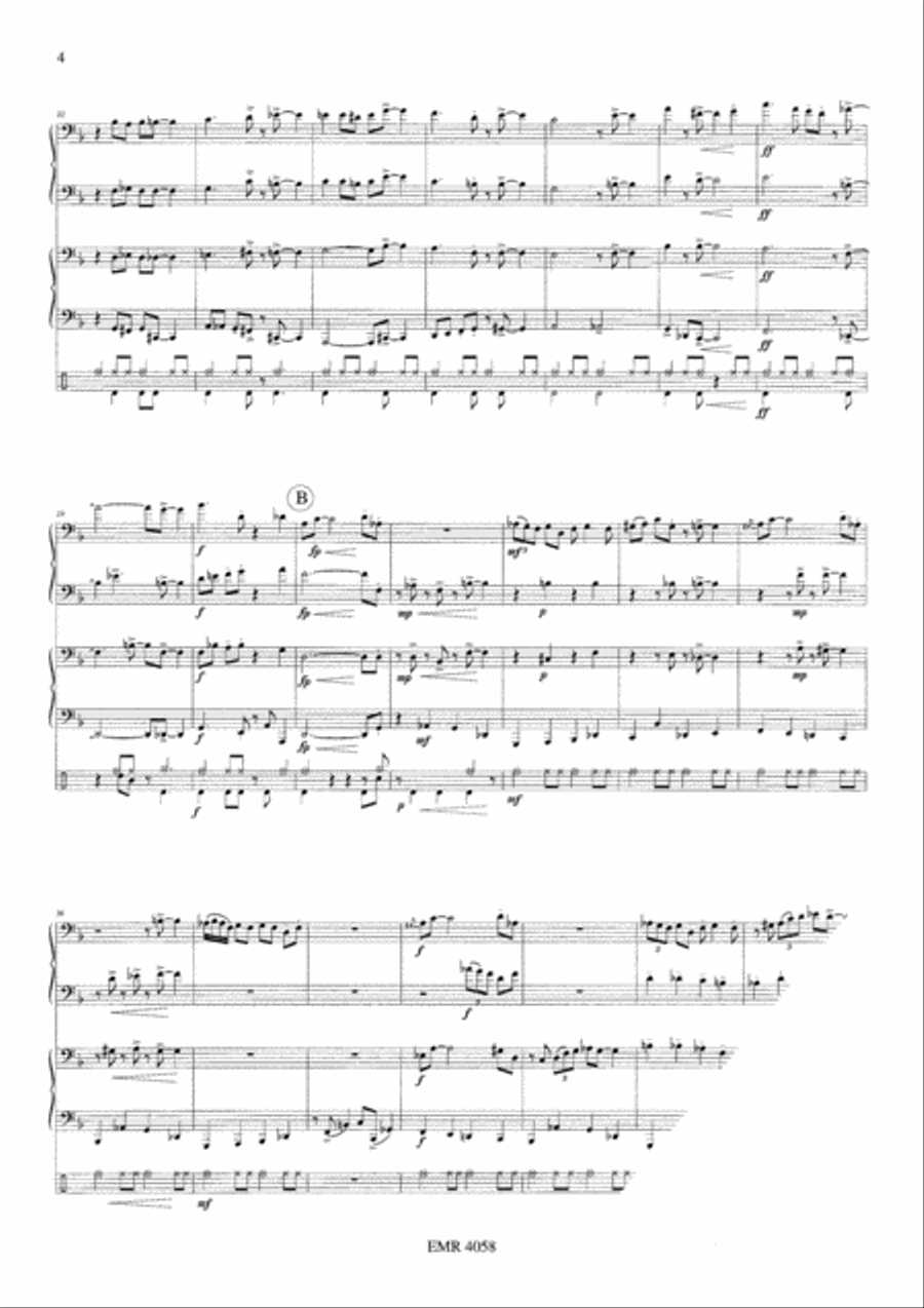 Formidable Tuba Quartet scores gallery preview page 5