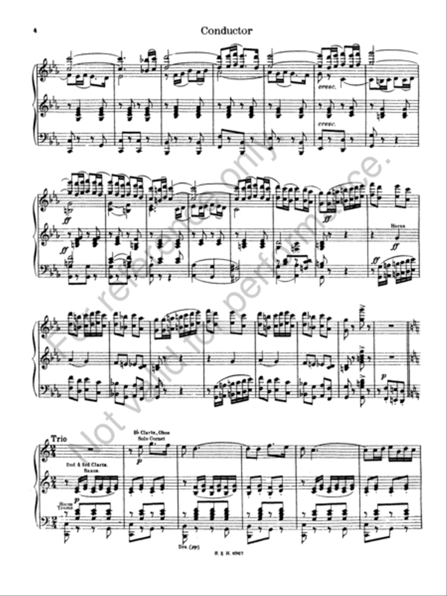 Aguero, paso doble Concert Band scores gallery preview page 5