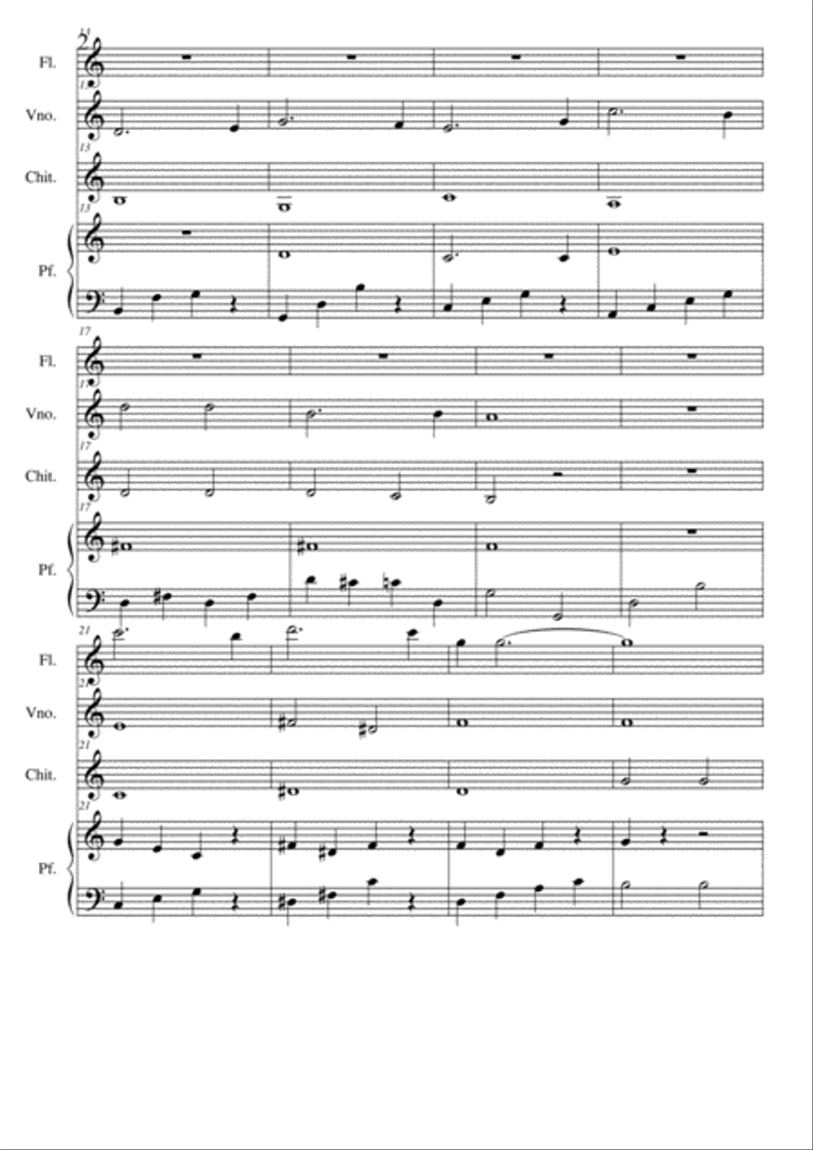 I'll Be Home For Christmas Small Ensemble scores gallery preview page 2