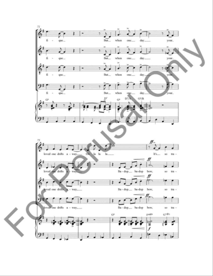 C'est Magnifique C'est Magnifique 4-Part scores gallery preview page 11