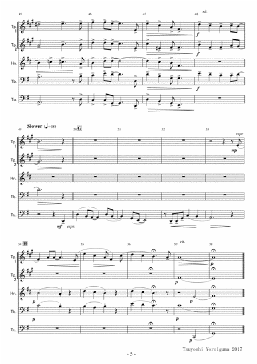 Can You Feel The Love Tonight Brass Ensemble scores gallery preview page 5