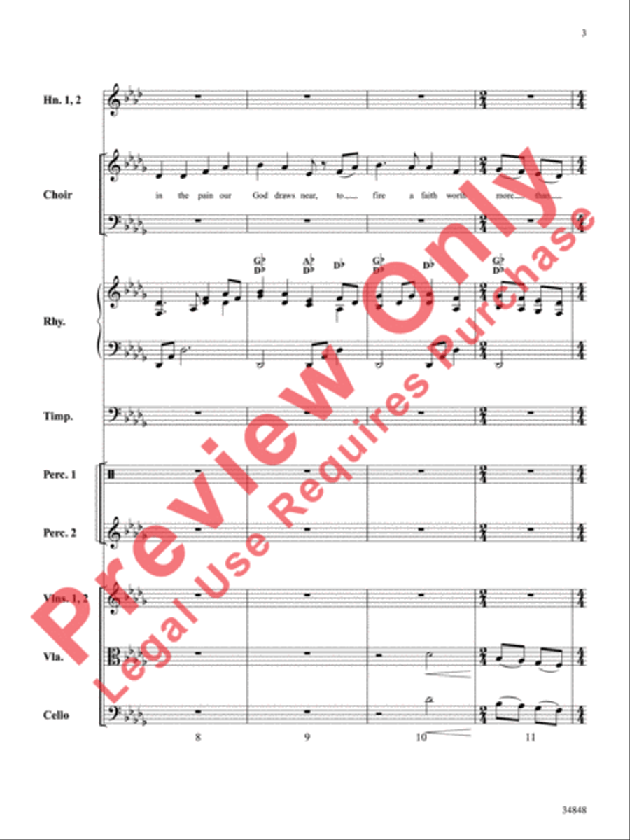 When Trials Come Choir scores gallery preview page 4