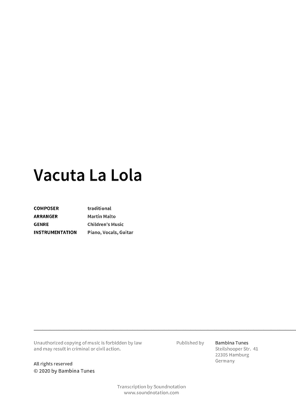 Vacuta La Lola image number null