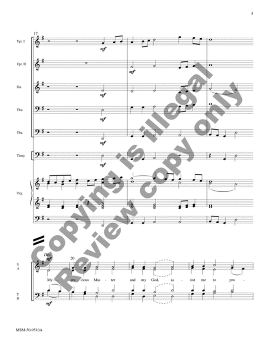 O for a Thousand Tongues to Sing (Full Score)