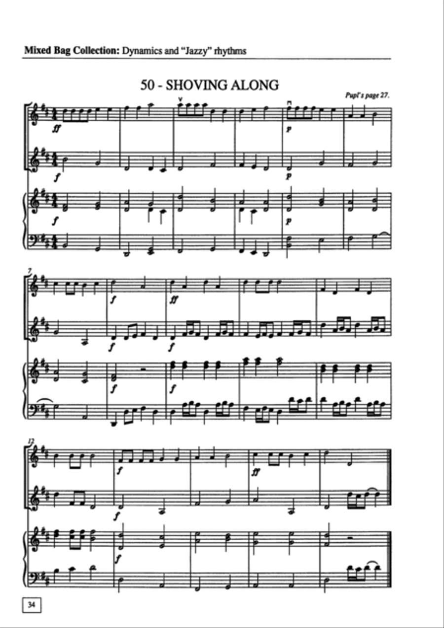 Mixed Bag and Transport Collections: Collections for Violin Volume 5 ACCOMPANIMENT String Duet scores gallery preview page 6