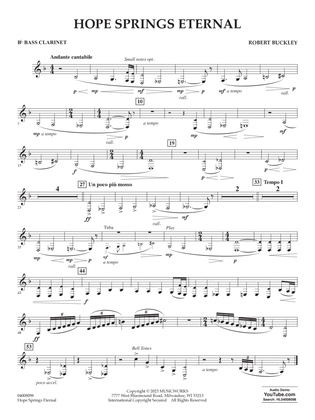 Hope Springs Eternal - Bb Bass Clarinet