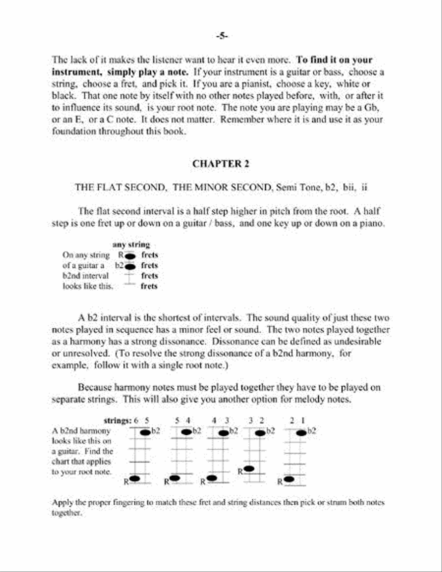 The Twelve Notes Of Music - Music Theory Simplified Bass Guitar scores gallery preview page 2