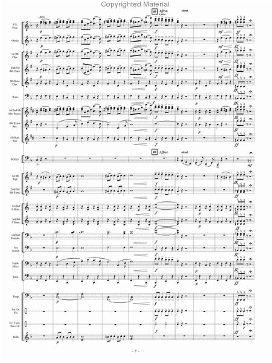 The Old Grumbly Bear Concert Band scores gallery preview page 6