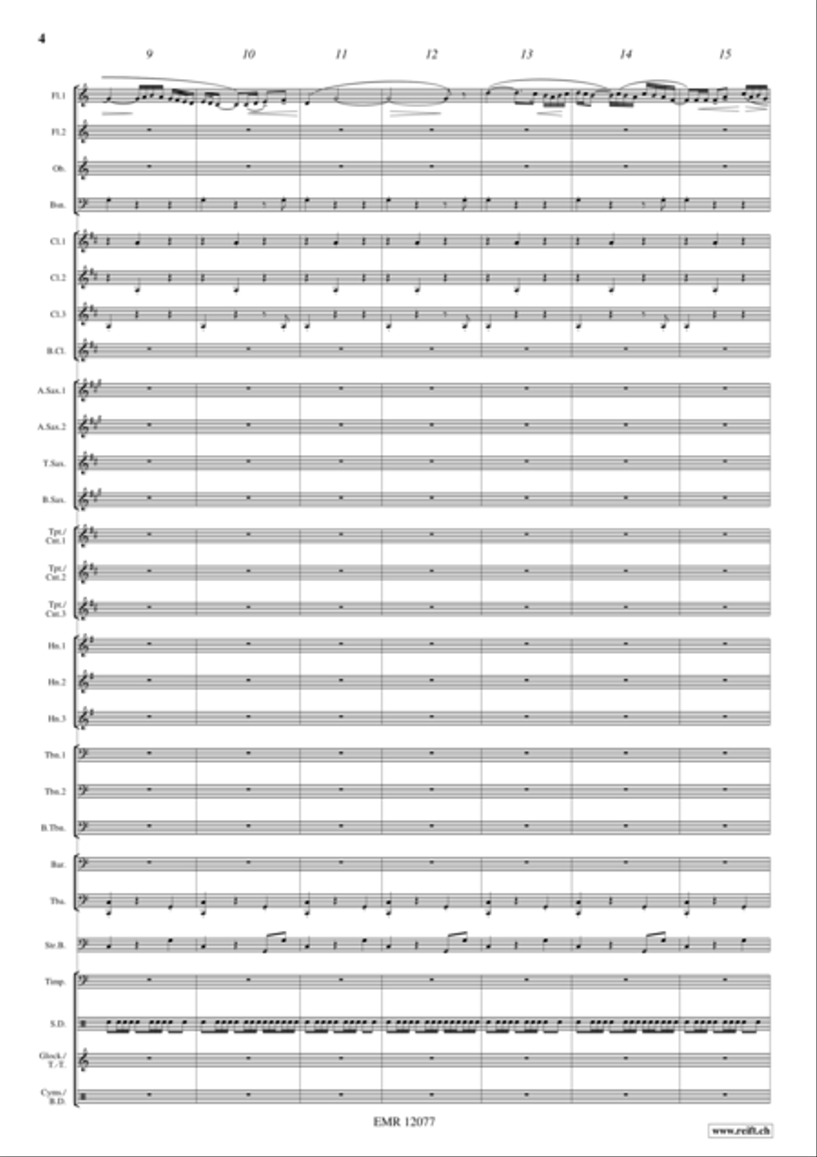 Bolero Concert Band scores gallery preview page 4