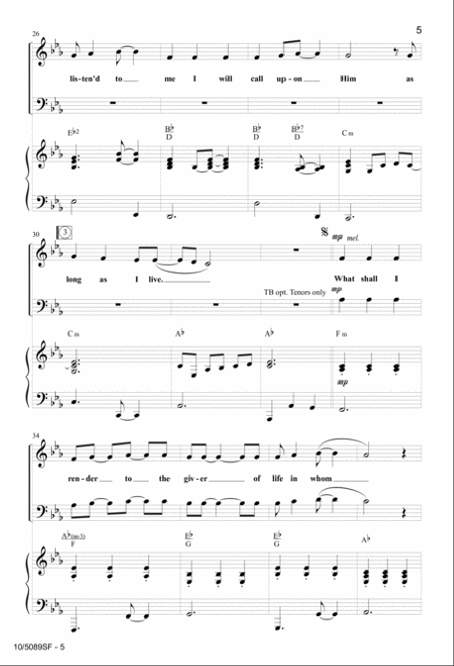 Cup of Salvation 4-Part scores gallery preview page 4