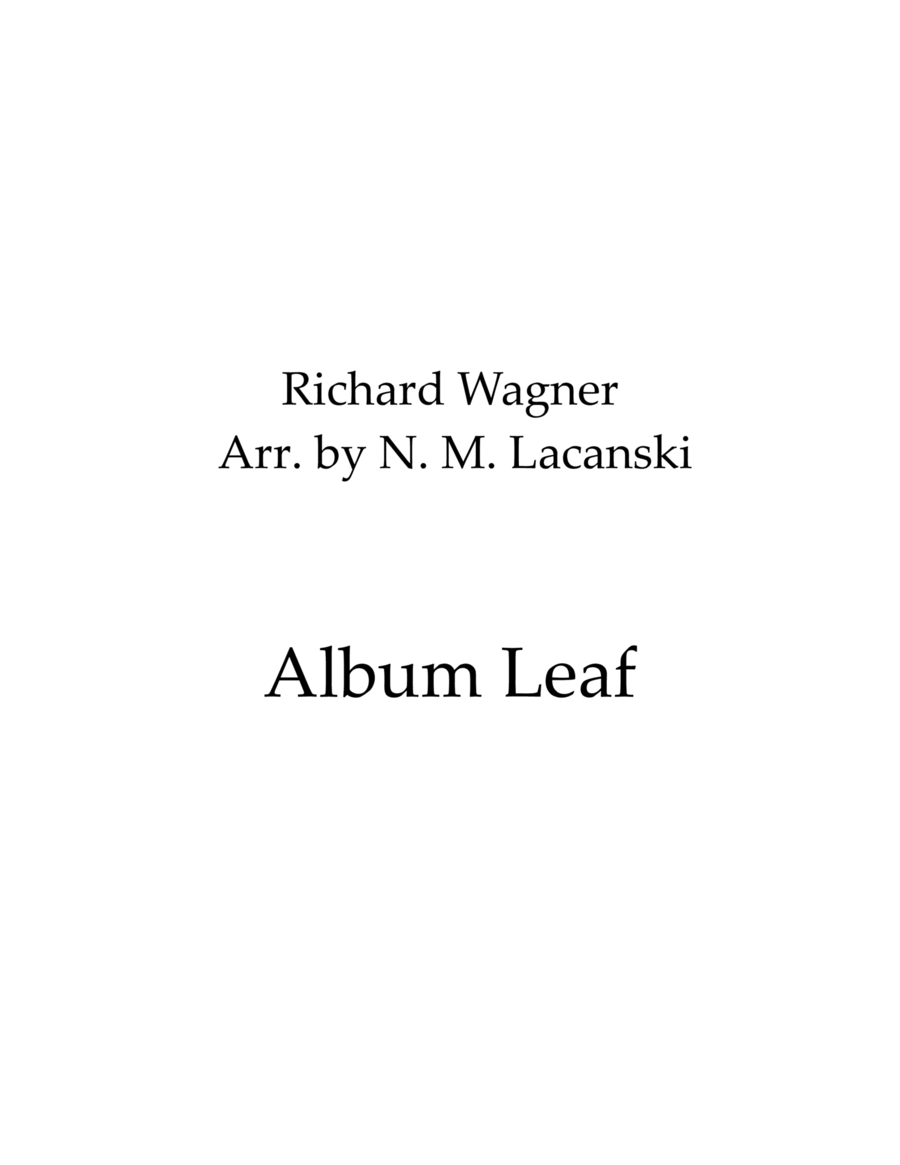 Album Leaf Viola scores gallery preview page 1