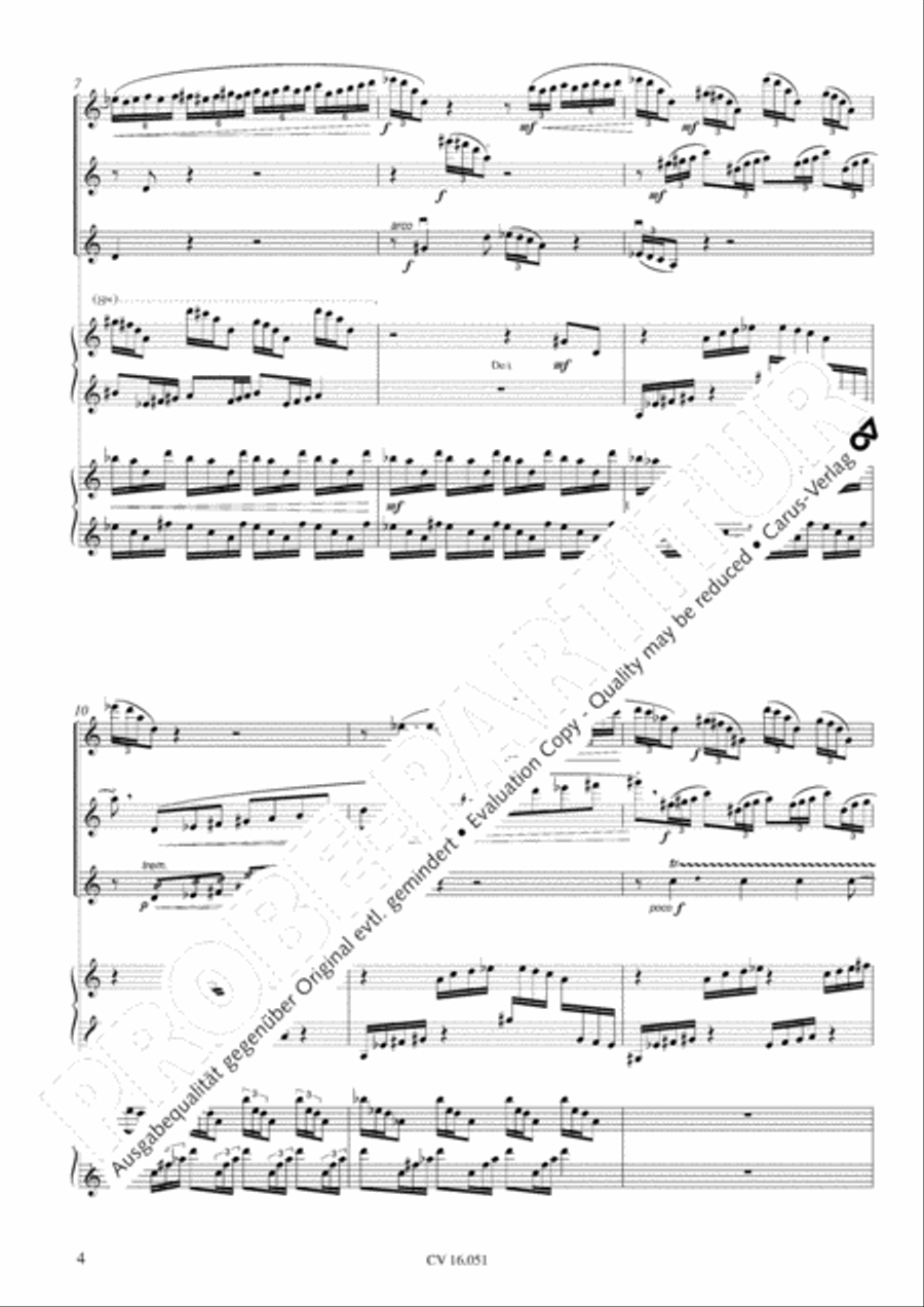 Dances and movements Clarinet scores gallery preview page 7