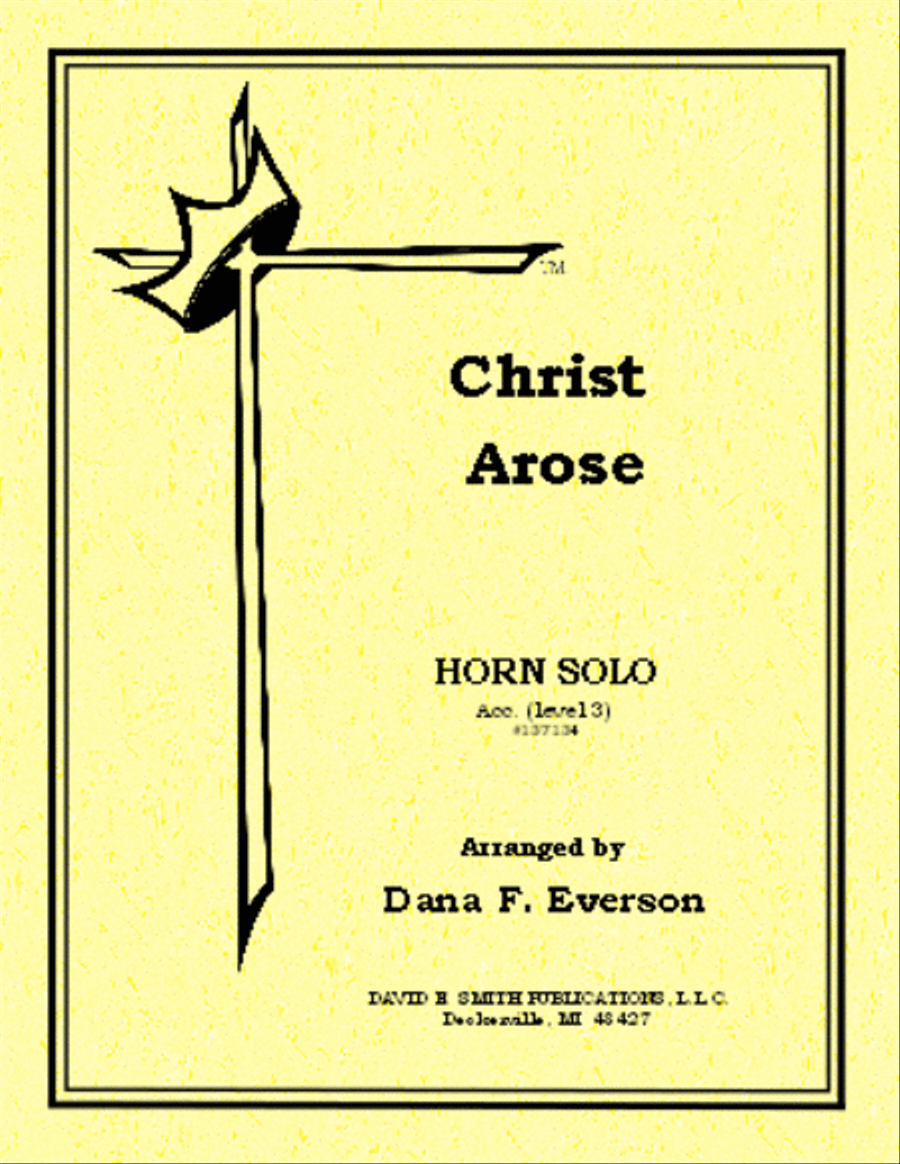Christ Arose Horn Solo scores gallery preview page 1