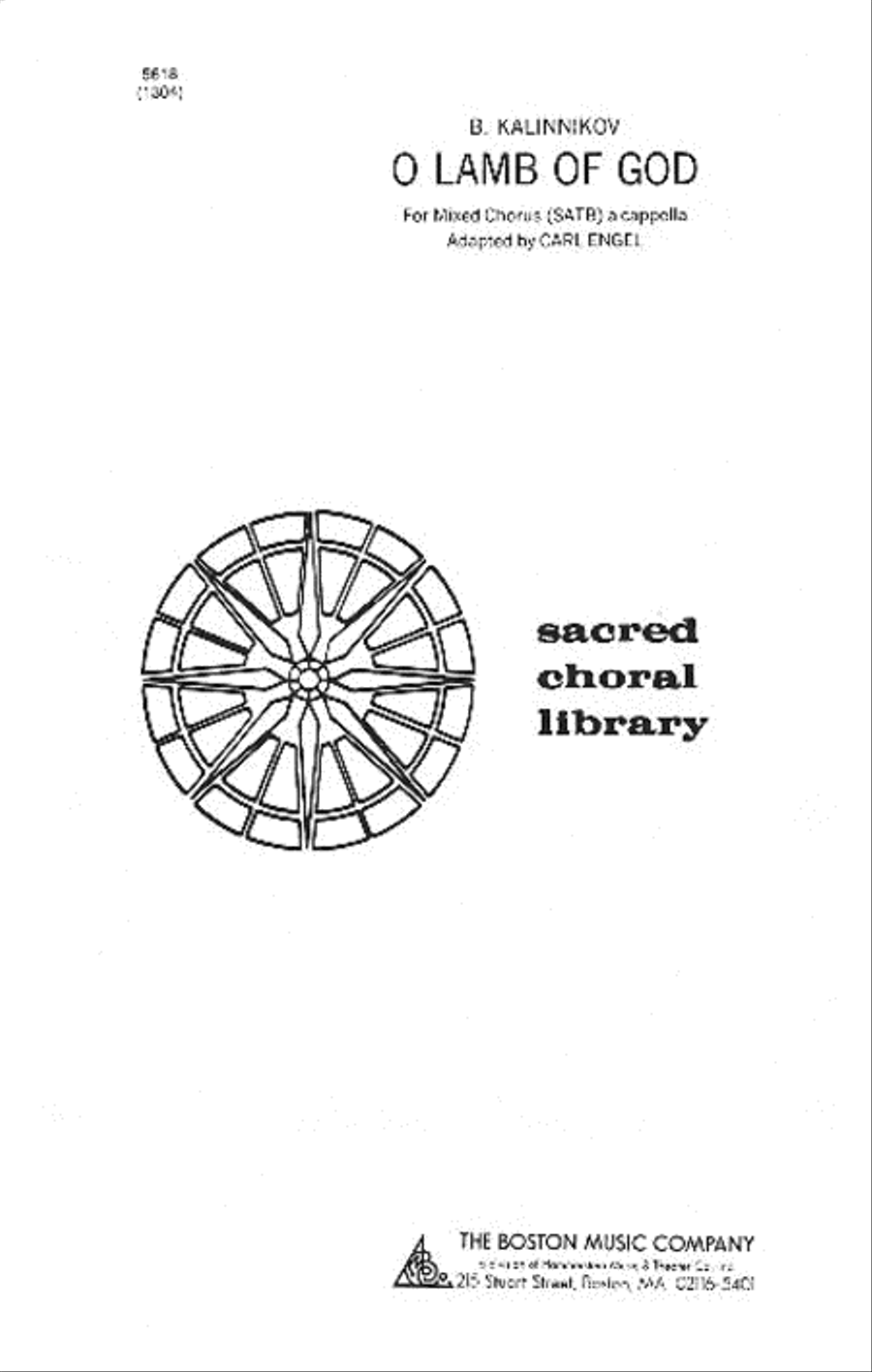 O Lamb of God O Lamb of God 4-Part scores gallery preview page 1