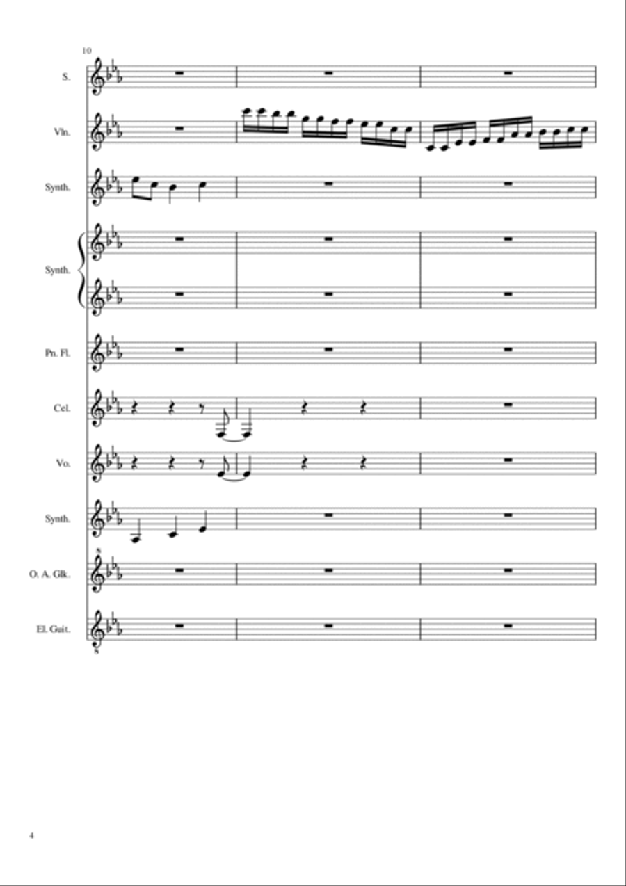 BarunTensionAndContemplativeMusicForFilm Small Ensemble scores gallery preview page 4