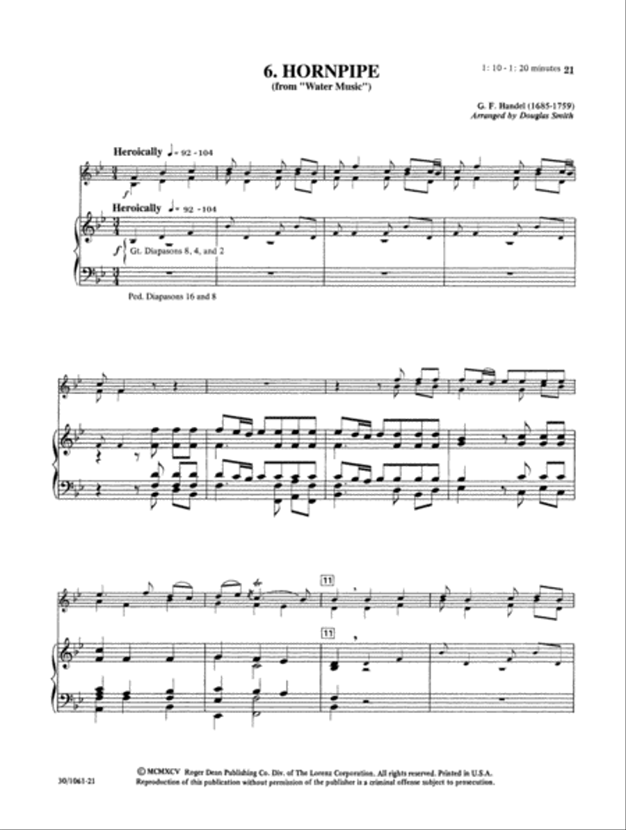 Classics for Trumpet and Keyboard - Full Score