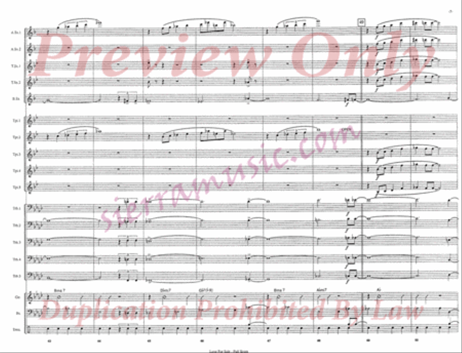 Love For Sale Jazz Ensemble scores gallery preview page 8