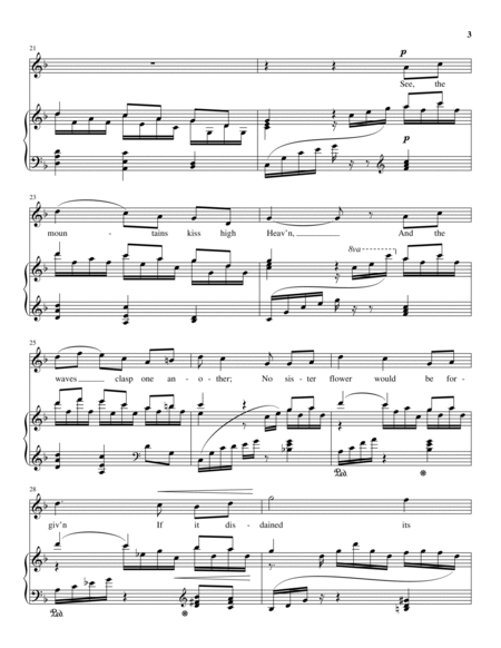 Love's Philosophy, Op. 3, No. 1