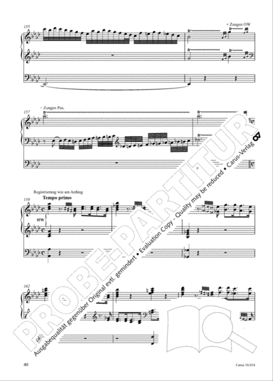 W. A. Mozart: Three organ works Organ scores gallery preview page 41