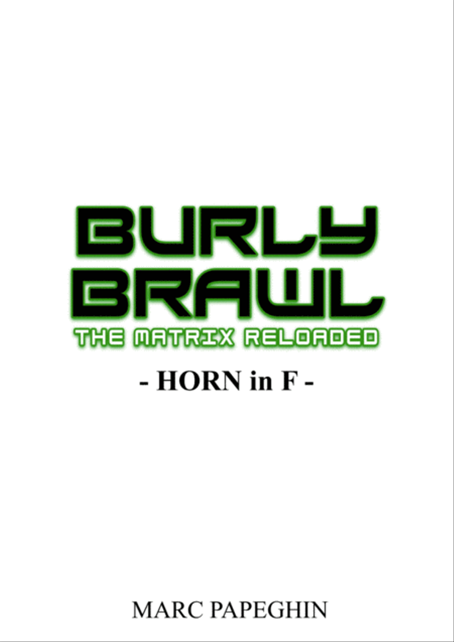 Burly Brawl Horn Solo scores gallery preview page 1