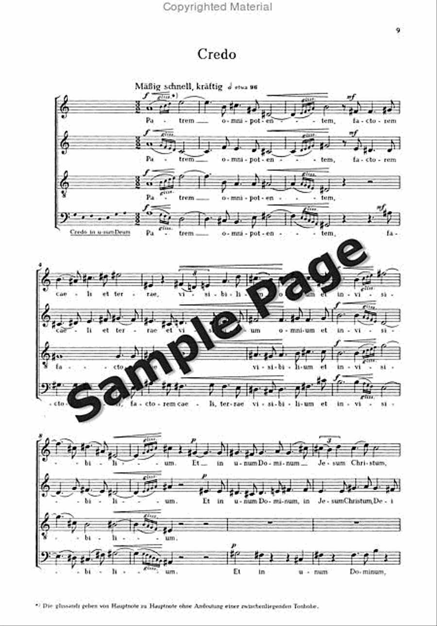 Messe 4-Part scores gallery preview page 12