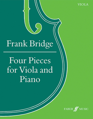 Book cover for Four Pieces for Viola and Piano