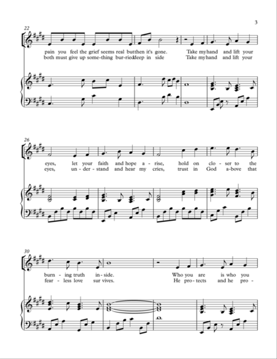 Lift Your Eyes Small Ensemble scores gallery preview page 3