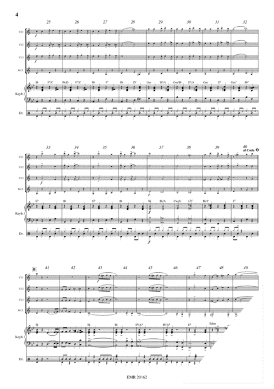 Good Friends Clarinet Quartet scores gallery preview page 4