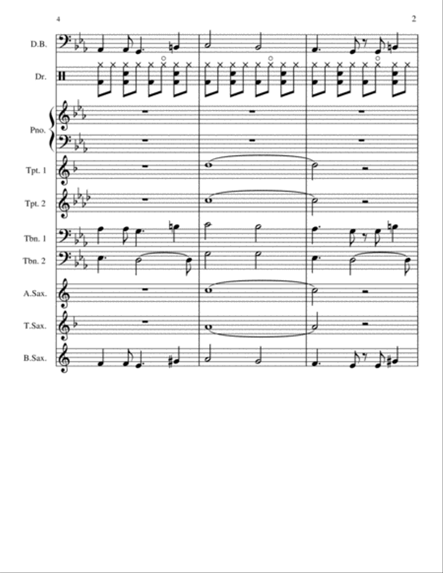 King's Mountain Jazz Ensemble scores gallery preview page 2