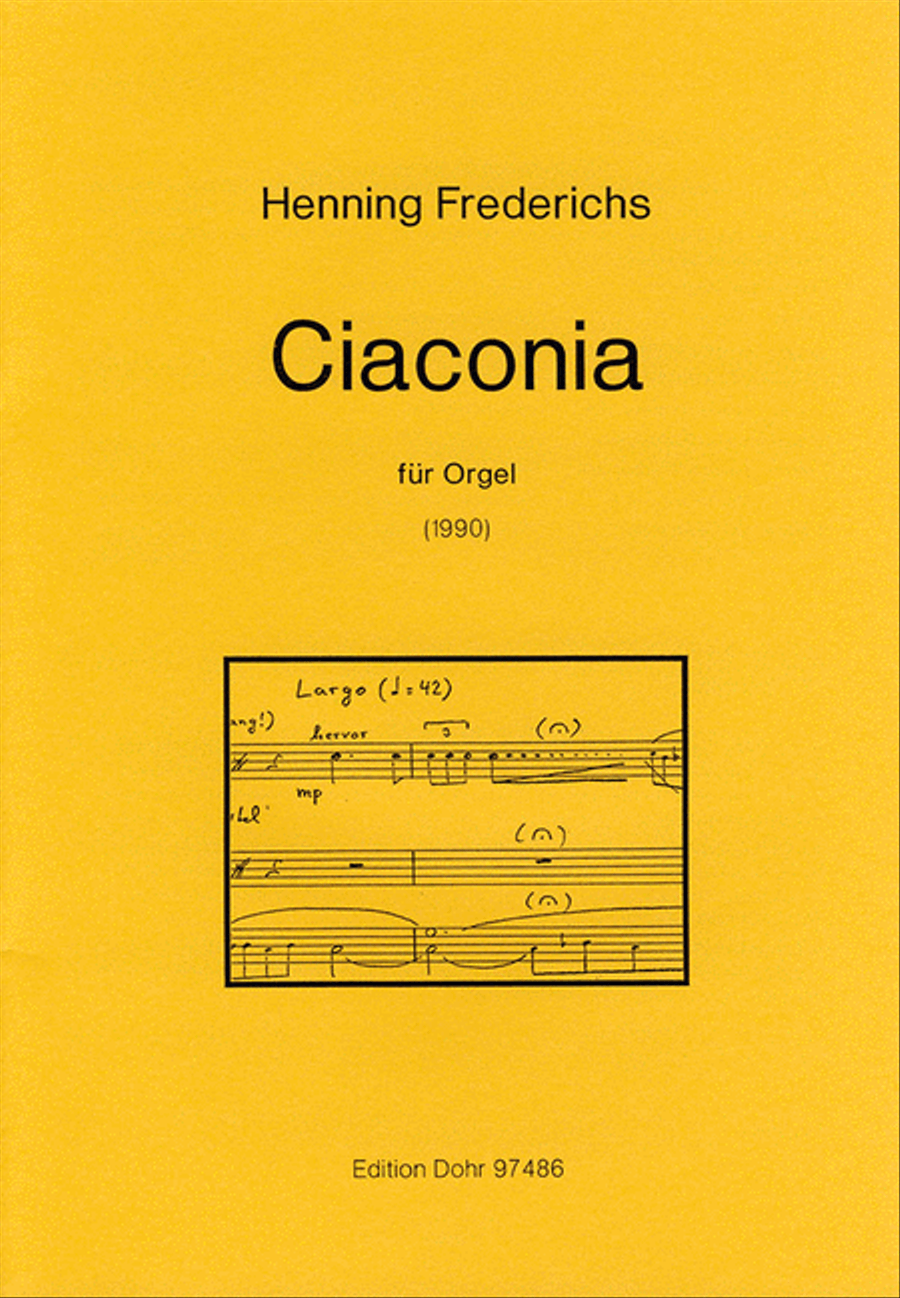 Ciaconia uber Vater unser im Himmelreich fur Orgel (1990)