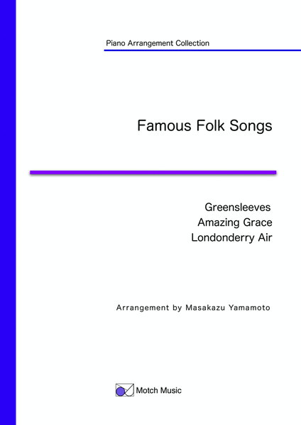 Famous Folk Songs [Piano Arrangement Collection] <beginnger / intermediate / advanced> image number null