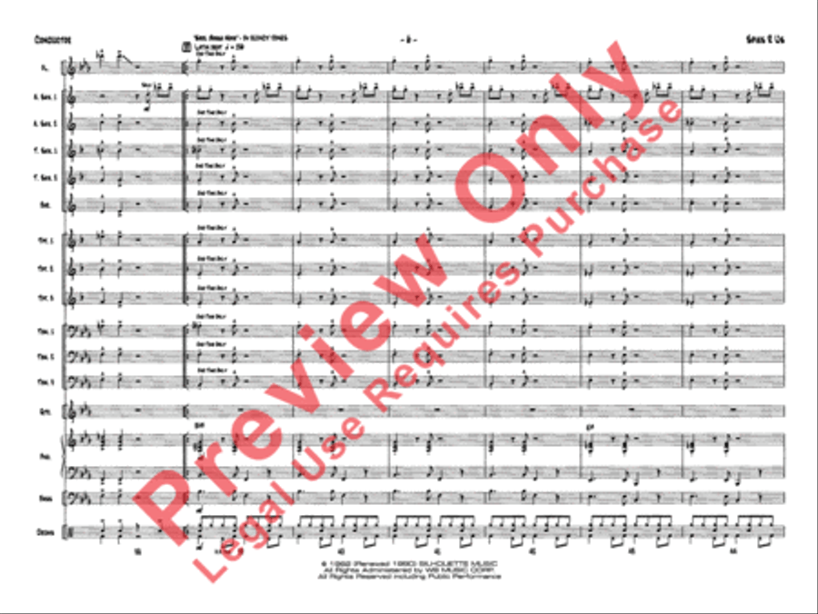 Spies R Us Jazz Ensemble scores gallery preview page 10