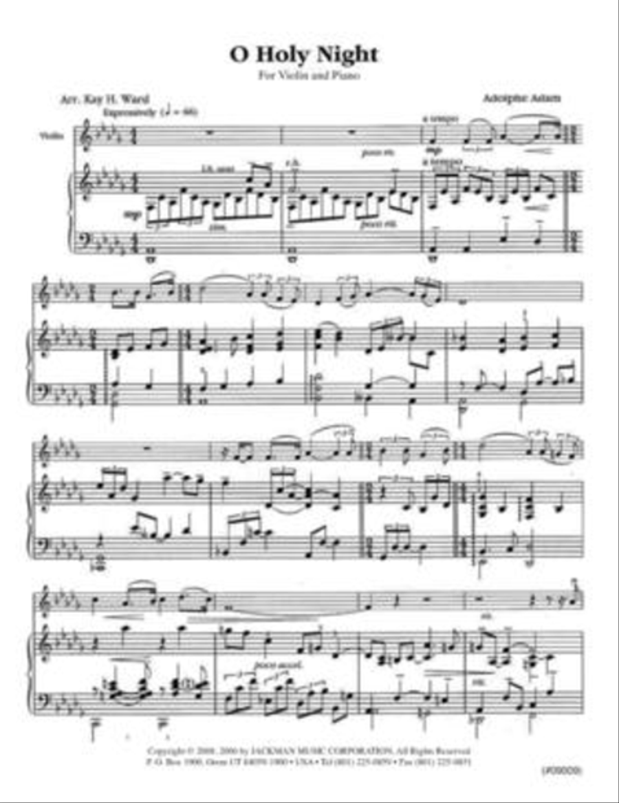 O Holy Night - Adv Violin and Piano