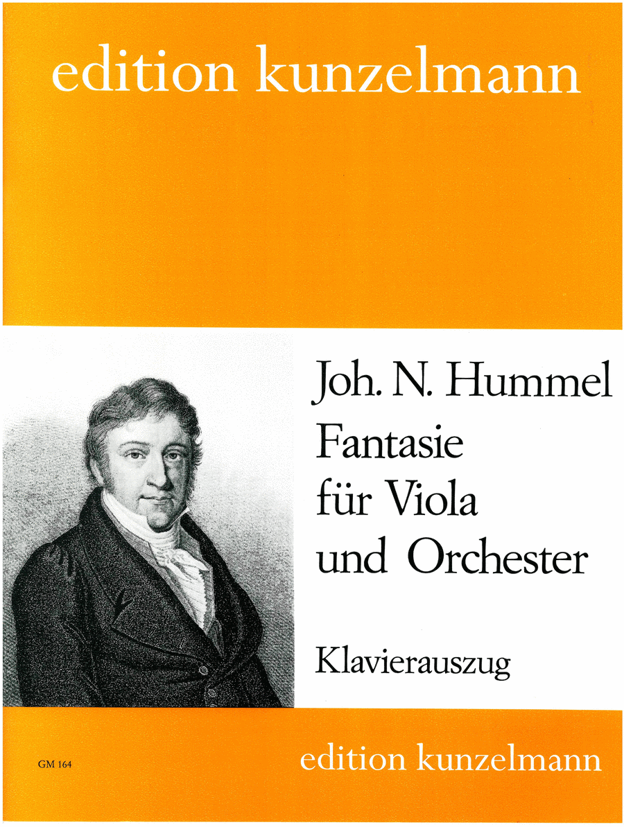 Johann Nepomuk Hummel: Fantasy for Viola and Orchestra - Arranged for Viola and Piano