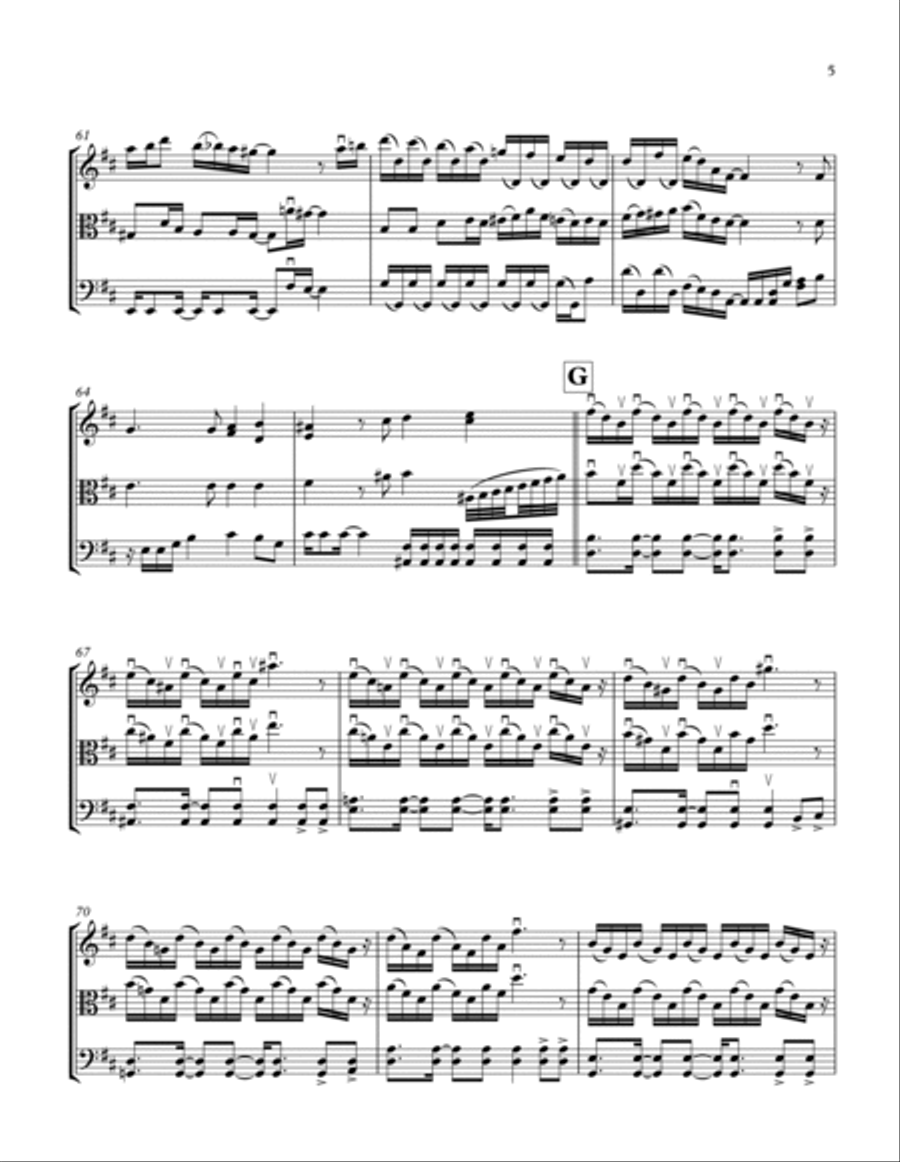Hotel California Hotel California String Trio scores gallery preview page 5