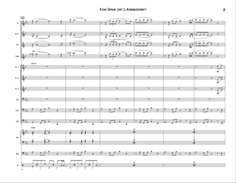 A Love Supreme Clarinet scores gallery preview page 3