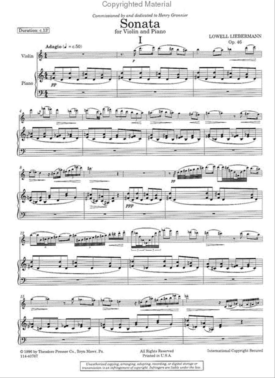 Sonata Chamber Music scores gallery preview page 2