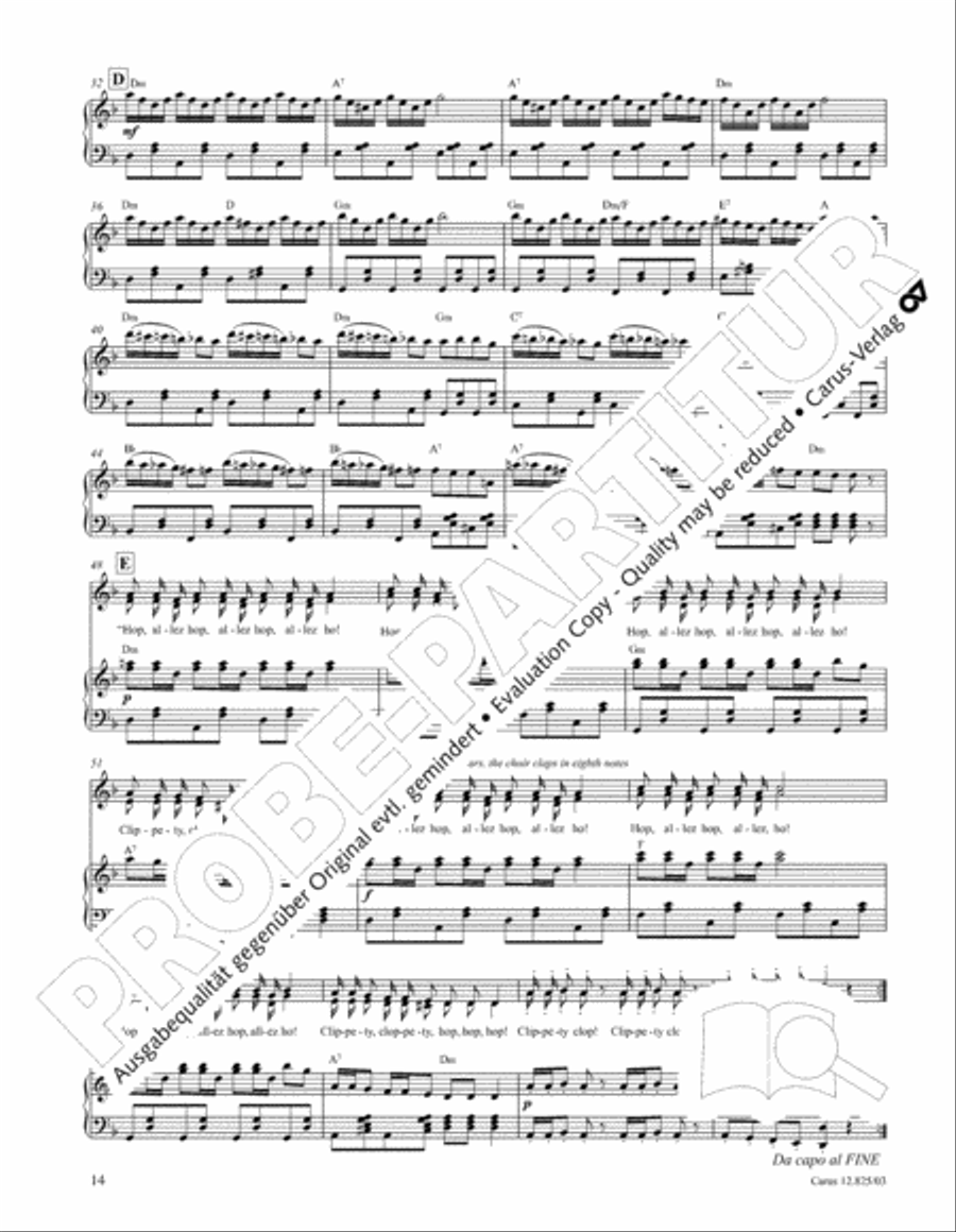 Circus Allegro Circus Allegro Choir scores gallery preview page 15