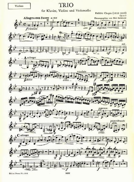 Piano Trio - G minor