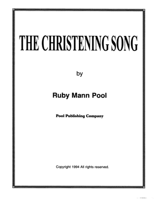 The Christening Song