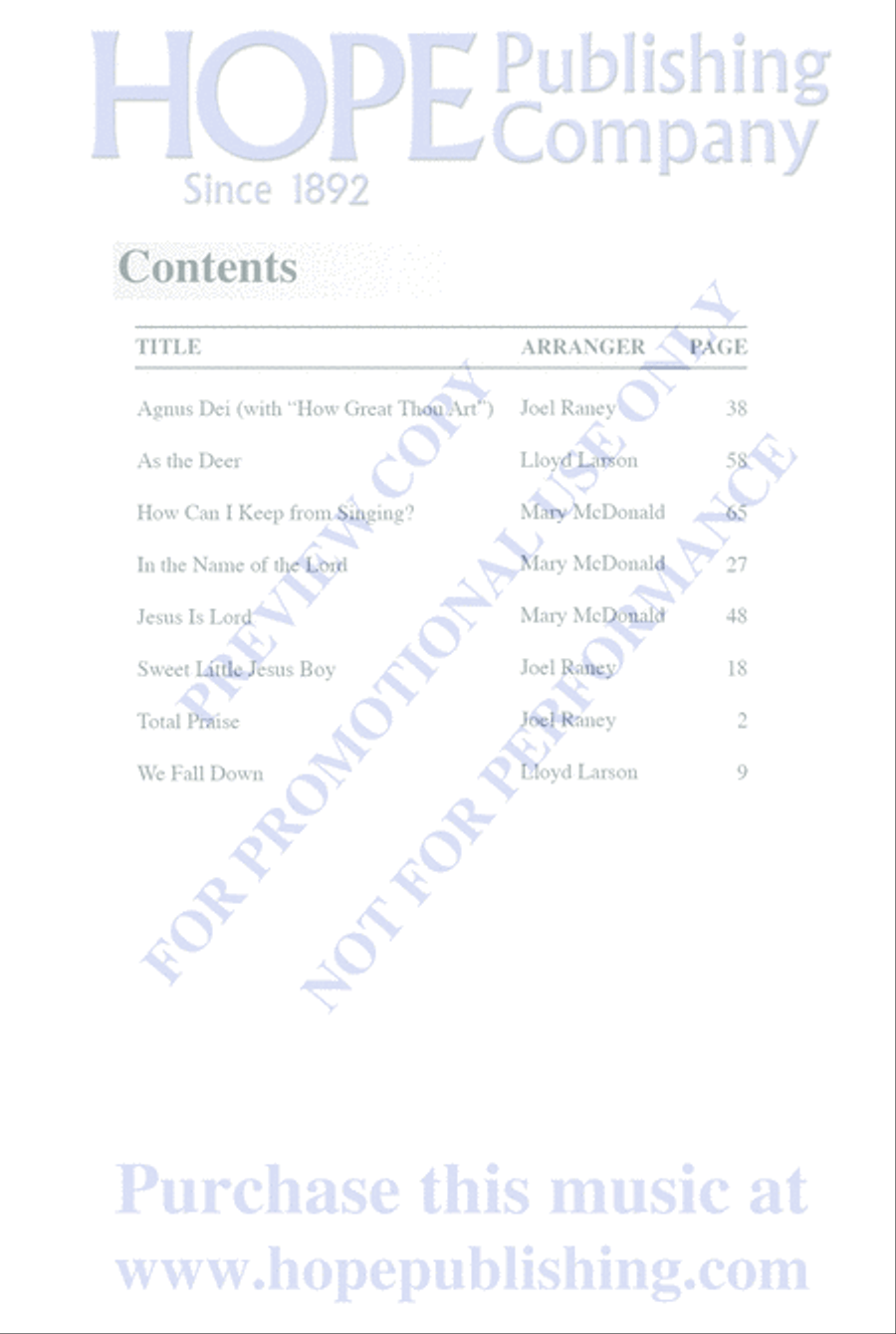Easy Settings 6 CD scores gallery preview page 5