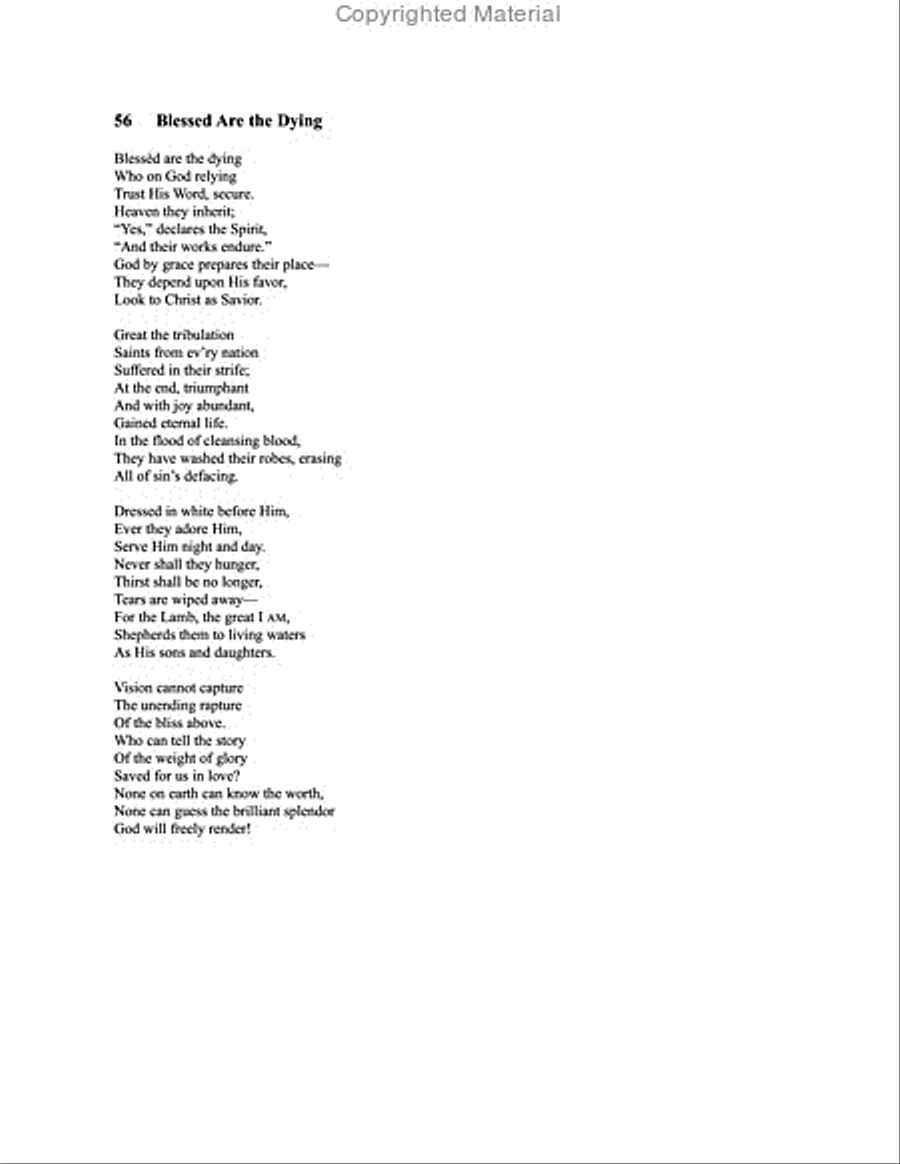 O Sing of Christ: The Hymns of Stephen P. Starke, Volume 1 Hymn Anthems scores gallery preview page 13