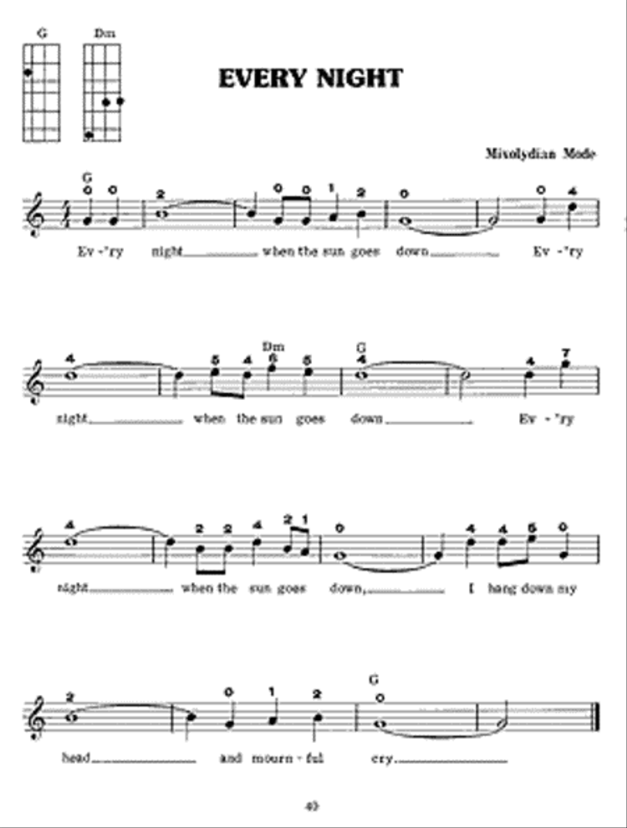 Dulcimer Song Book Dulcimer Song Book Dulcimer scores gallery preview page 4