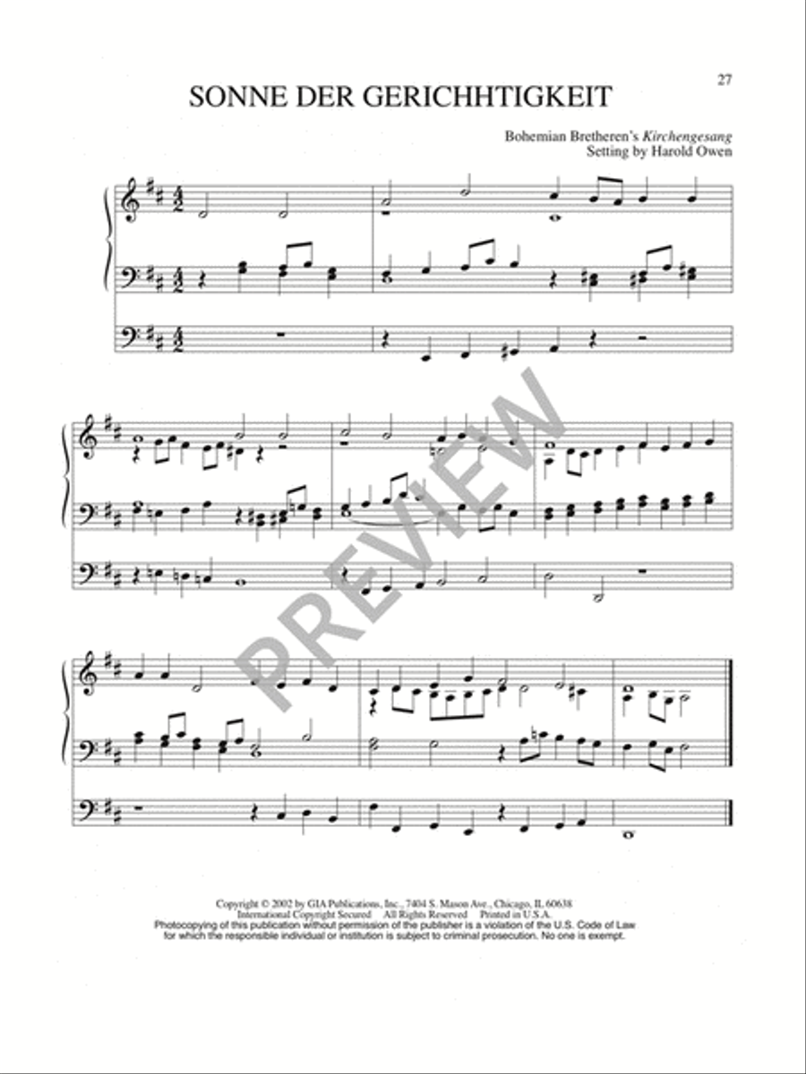 Twenty-Five Organ Harmonizations - Volume 2 Organ scores gallery preview page 29