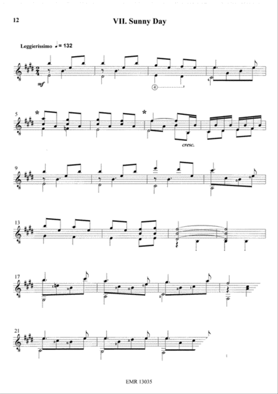 Ten Pieces For Young People Classical Guitar scores gallery preview page 6