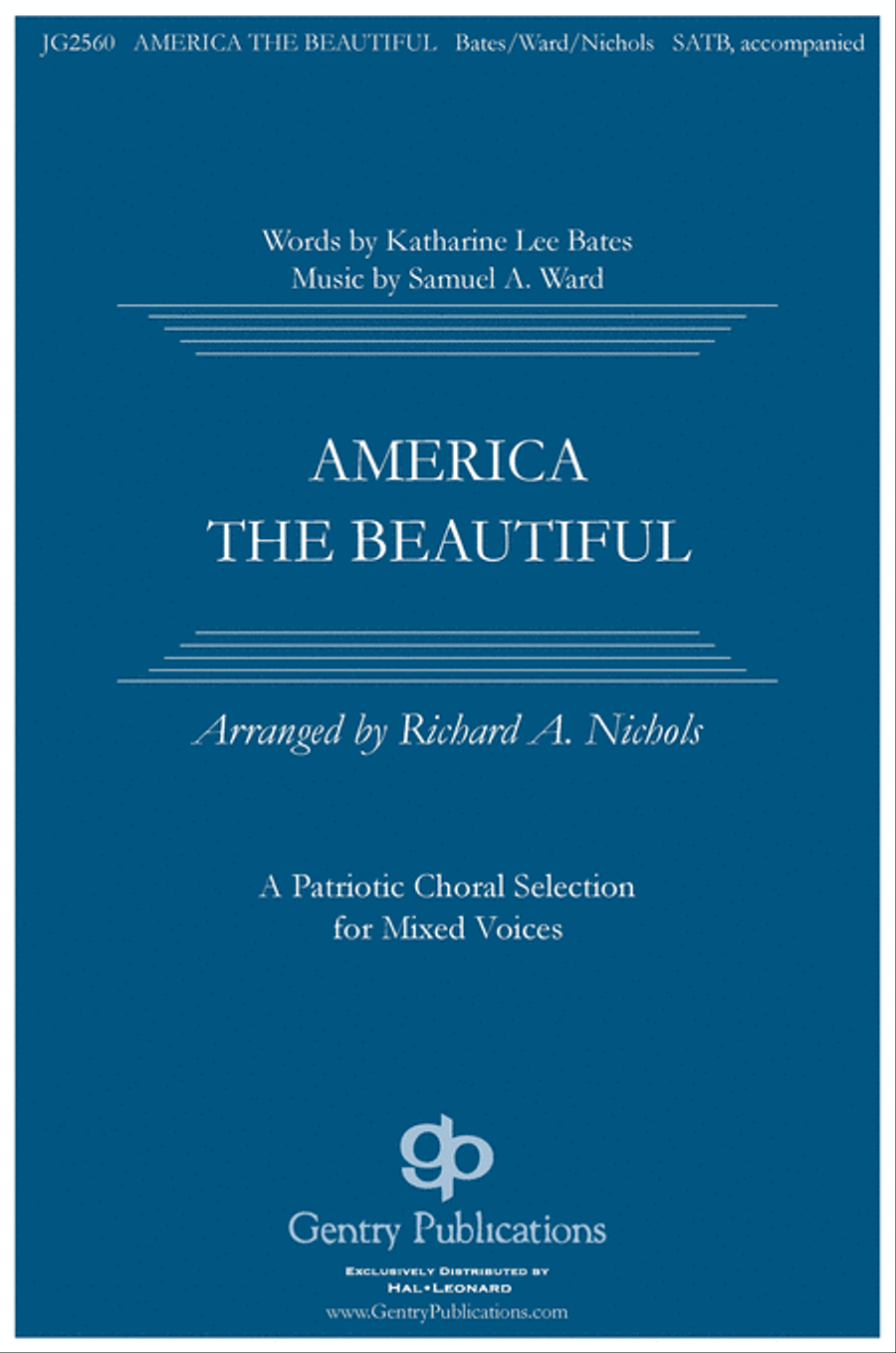 America the Beautiful 4-Part scores gallery preview page 1