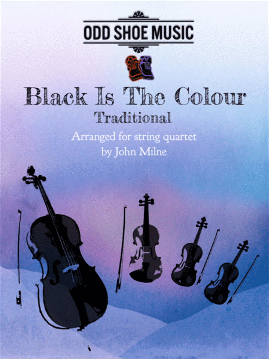 Black Is The Colour Of My True Love's Hair String Quartet scores gallery preview page 1