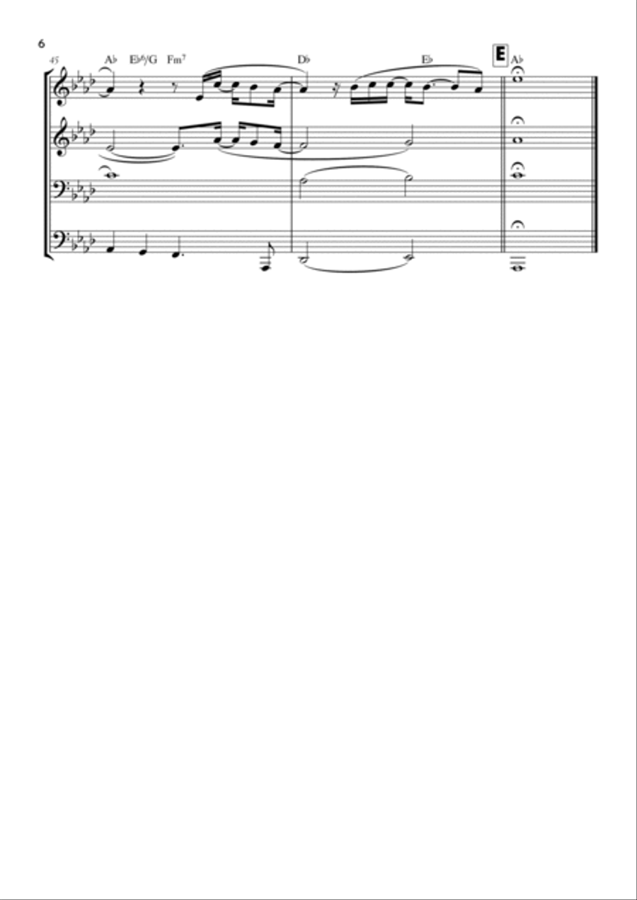 Goodness Of God Brass Ensemble scores gallery preview page 6